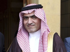 In this photo released on October 28, 2016 by Lebanon's official government photographer Dalati Nohra shows, Saudi Minister for Gulf Affairs Thamer al-Sabhan, in Beirut, Lebanon. Al-Sabhan has been one of his country's most prominent and provocative figures when it comes to the confrontation between the kingdom and its archrival Iran and its proxies in the Middle East. (Dalati Nohra via AP)