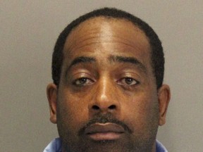 This undated photo released by the Santa Clara County Department of Corrections shows Tramel McClough. Authorities say two jail inmates, McClough and John Bivins, escaped from a suburban Silicon Valley courthouse in a waiting vehicle on Monday, Nov. 6, 2017 while attending a hearing related to an armed robbery they are charged with. (Santa Clara County Department of Corrections via AP)