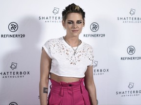 Kristen Stewart attends the LA premiere of "Come Swim" at the Landmark Theatre on Thursday, Nov. 9, 2017, in Los Angeles. (Photo by Richard Shotwell/Invision/AP)