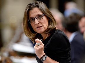 Foreign Minister Chrystia Freeland was recently targeted by protesters for speaking out against the Venezuelan government.