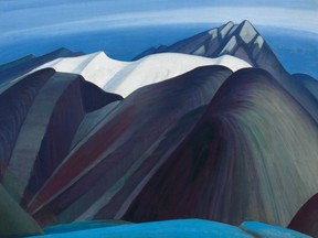 Mountains East of Maligne Lake by artist Lawren Stewart Harris is shown in his handout image. THE CANADIAN PRESS/HO-Heffel Inc