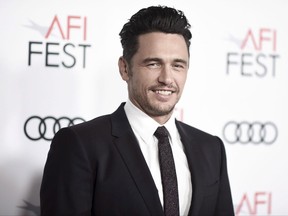 James Franco attends the centerpiece gala presentation of "The Disaster Artistl" during the 2017 AFI Fest at the TCL Chinese Theatre on Sunday, Nov. 12, 2017, in Los Angeles. Franco remembers driving around Los Angeles over 10 years ago and seeing mysterious billboards that had been put up by eccentric and enigmatic indie filmmaker Tommy Wiseau. THE CANADIAN PRESS/AP-Invision-Richard Shotwell