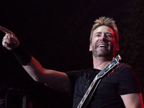 Nickelback frontman Chad Kroeger performs during Fire Aid for Fort McMurray in Edmonton on Wednesday June 29, 2016. Kroeger and his Nickelback bandmates are used to being the punchline in jokes about terrible music, but the Alberta rockers have fans in Smashing Pumpkins frontman Billy Corgan and popular podcast host Joe Rogan. THE CANADIAN PRESS/Amber Bracken