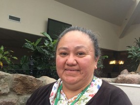 Witnesses at the inquiry into missing and murdered Indigenous women and girls are being supported by an extensive mental health network. Melodie Casella, health manager for the MMIWG Inquiry, poses for a photo in Edmonton on Wednesday, November 8, 2017. THE CANADIAN PRESS/Bob Weber