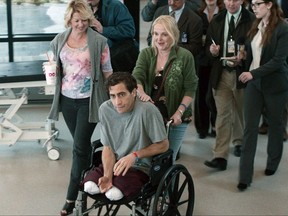 This image released by Roadside Attractions shows Jake Gyllenhaal in a scene from "Stronger." Before directing the new film "Breathe," about a paralyzed polio survivor who chooses to live outside of the hospital system in the 1950s, Andy Serkis was familiar with the lives of those with disabilities. "Breathe" is one of several new or upcoming films featuring characters with disabilities. Other examples include "Stronger," "Wonderstruck," "Never Steady, Never Still," "Downsizing" and "Don't Talk to Irene." THE CANADIAN PRESS/HO via AP, Lionsgate and Roadside Attractions