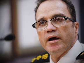 Winnipeg Deputy Police Chief Danny Smyth is shown in Winnipeg on Friday, Dec. 11, 2015. Two more Winnipeg police officers have been arrested on impaired driving charges while off duty.Police chief Smyth says the two were arrested in separate incidents earlier this month and are on administrative leave.THE CANADIAN PRESS/John Woods