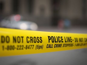 The Prairies won the top three spots in a category no one wants to win - homicide rates. Police tape is shown in Toronto, Tuesday, May 2, 2017. THE CANADIAN PRESS/Graeme Roy