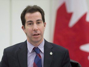 Chair of the Access to the Justice System committee Anthony Housefather is seen before the committee convenes Wednesday April 13, 2016 in Ottawa. Disrupting a religious service is likely to remain a crime after MPs on the House of Commons justice committee agreed to change a controversial part of proposed legislation aimed at modernizing the Criminal Code. THE CANADIAN PRESS/Adrian Wyld