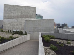 The National Holocaust Monument is seen before the official opening ceremony in Ottawa, Wednesday, September 27, 2017. The team of volunteers who raised half the funds for the new National Holocaust Monument are hopeful a solution can be found to allow the site to remain open in winter, even if it's not possible this year. THE CANADIAN PRESS/Adrian Wyld