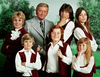 The Partridge Family cast in 1970, including David Cassidy in the back row.