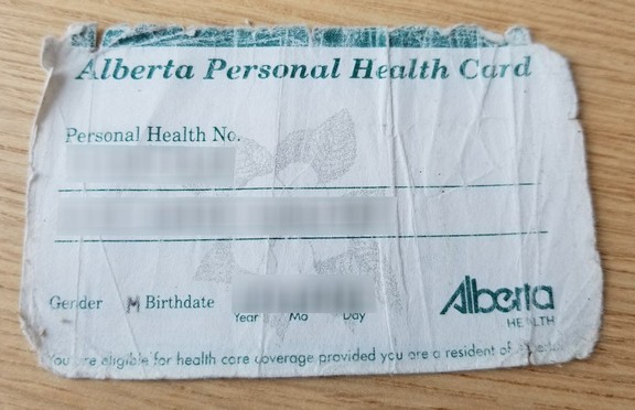 The Alberta Personal Health Card is a blight on everything that makes