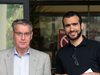 Omar Khadr, right, with his lawyer Dennis Edney in 2015.