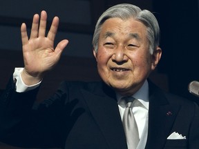 Japan's Emperor Akihito will step down on April 30, 2019, the prime minister announced on December 1, 2017, the first retirement in more than two centuries in the world's oldest imperial family.