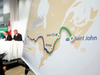 TransCanada executives announce the company’s Energy East Pipeline project on Aug. 1, 2013.