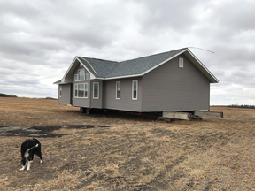 Patrick Maze woke up last week to find this house on his property.