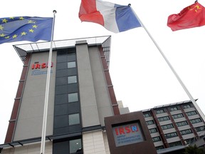 The headquarters of the radiation protection and nuclear safety institution (IRSN) on December 19, 2011 in Fontenay-aux-Roses, south of Paris. The French institute suspects nuclear accident in Russia or Kazakhstan