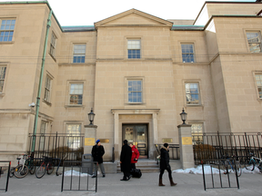 Entranceway to the Law Society of Upper Canada offices.