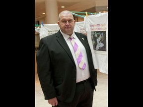 FILE - This is a Sept. 13, 2011 file photo of former Welsh government minister Carl Sargeant. Sargeant who resigned from his post in the Welsh government last week after allegations of misconduct has died. The family of Sargeant said Tuesday Nov. 7, 2017 said that they were "devastated beyond words" by his death. (Benjamin Wright/PA, File via AP)