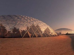 Mars domes
