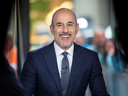 Matt Lauer during a broadcast of the Today show in New York on Nov. 16, 2017.