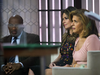 Left to right, Al Roker, Savannah Guthrie and Hoda Kotb prepare for segment on the set of NBC’s Today Show, Nov. 29, 2017.