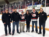 Kimberley DynamitersÃ¢ÂÂ fans were first introduced to would-be donor, Mike Gould, second from left, of Calgary, on Oct. 13 during a pre-game ceremony. Twitter