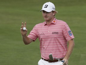 FILE - In this June 18, 2017, file photo, Brandt Snedeker waves after putting on the 12th hole during the fourth round of the U.S. Open golf tournament at Erin Hills in Erin, Wis. Snedeker is playing the RSM Classic this week at Sea Island, Georgia after being out for nearly five months with a sternum injury. (AP Photo/Chris Carlson)