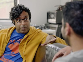 This image released by truTV shows Hari Kondabolu, a comedian who stars in the documentary, "The Problem with Apu," airing on truTV on Nov. 19. (truTV via AP)