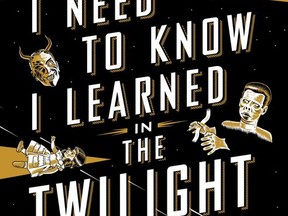 This cover image released by Thomas Dunne Books shows "Everything I Need to Know I Learned in the Twilight Zone," by Mark Dawidziak. Veteran TV critic Dawidziak pays tribute to Rod Serling's 1960s series by mining self-help lessons from memorable episodes.  (Thomas Dunne Books via AP)