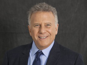 This Nov. 16, 2017 photo shows actor-producer Paul Reiser in New York. Reiser stars in the Netflix series, "Stranger Things," and produced, co-created and wrote a 7-episode Hulu series, "There's ... Johnny!," a comedic peek behind the scenes of "The Tonight Show Starring Johnny Carson" circa 1972. (Photo by Andy Kropa/Invision/AP)