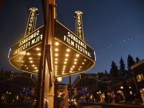 FILE - In this Jan. 18, 2017 file photo, the marquee at the Egyptian Theatre appears on the eve of the 2017 Sundance Film Festival in Park City, Utah. The 2018 Sundance Film Festival will run from Jan. 18 through Jan. 28. (Photo by Chris Pizzello/Invision/AP, File)