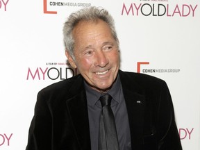 FILE - In this Sept. 9, 2014 file photo, playwright-screenwriter Israel Horovitz attends the premiere of "My Old Lady" in New York.  Horovitz, who faces multiple allegations of sexual harassment, has departed from the Gloucester Stage Company. The Massachusetts-based theater announced Thursday, Nov. 30, 2017, that Horovitz had left after officials there confronted him about a New York Times story detailing on-the-record allegations. (Photo by Andy Kropa/Invision/AP, File)