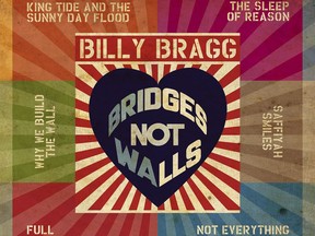 This cover image released by Cooking Vinyl shows "Bridges Not Walls," a release by Billy Bragg. (Cooking Vinyl via AP)