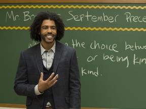 This image released by Lionsgate shows Daveed Diggs in a scene from "Wonder." (Dale Robinette/Lionsgate via AP)