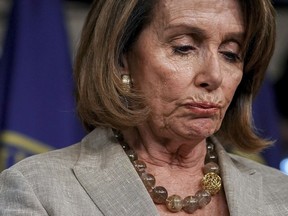 FILE- In this May 25, 2017, file photo, House Minority Leader Nancy Pelosi of Calif. pauses during a news conference on Capitol Hill in Washington. Pelosi's daughter is sharply criticizing the California Legislature's handling of sexual misconduct while Pelosi faces criticism for not being more strident in responding to sexual harassment allegations. (AP Photo/Andrew Harnik, File)