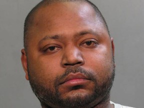 FILE - This Dec. 2, 2015, file photo, provided by the Nassau County Police Department in Mineola, N.Y., shows Jelani Maraj. Maraj, brother of rapper Nicki Minaj, faces up to life in prison if jurors on Long Island convict him of predatory sexual assault on a child. He is accused of repeatedly raping a girl at his suburban home in Baldwin. Jury deliberations began Wednesday, Nov. 8, 2017, in Nassau County Court. (Nassau County Police Department via AP, File)