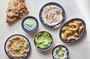 Dips and small bites from The Palestinian Table