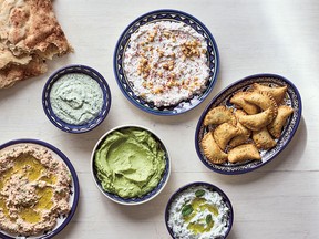 Dips and small bites from The Palestinian Table