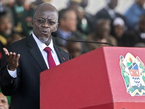 Tanzania president John Magufuli has asked Prime Minister Trudeau to help the country get back a Bombardier plane grounded by a Quebec court because of unrelated debts.