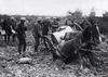 Canadian soldiers and horses became mired in the muck of Passchendaele in 1917.