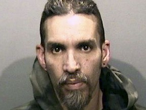 FILE - This Monday, June 5, 2017, file photo released by the Alameda County Sheriff's Office shows Derick Almena at Santa Rita Jail in Alameda County, Calif. Almena, blamed for the nation's deadliest structure fire in more than 14 years, tells KTVU-TV in a jailhouse interview airing Monday, Nov. 6, 2017, that  the building's owner shares responsibility for the deaths. He says he told owner Chor Ng he planned to use the warehouse as an arts space and community center and that she knew people would be coming in and out.(Alameda County Sheriff's Office via AP, File)