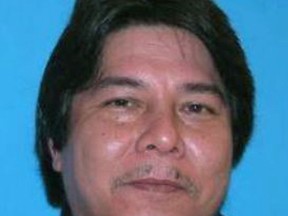 This undated photo provided by the Maui Police Department shows Randall Toshio Saito. Hawaii authorities are searching for Saito, who was found not guilty of murder by reason of insanity, after he escaped from Hawaii State Hospital in Honolulu on Sunday, Nov. 12, 2017, and flew to Maui. (Maui Police Department via AP)