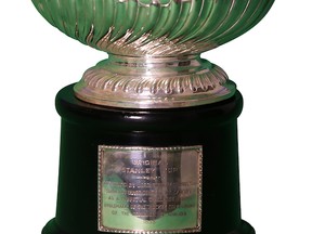 The original Stanley Cup.