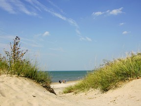 Pinery provincial park is known for its great beach and sand dunes.