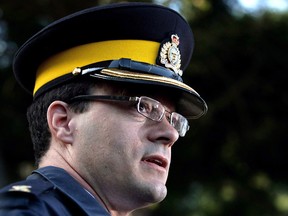 RCMP Insp. Tim Shields speaks to reporters in Vancouver, B.C., on Friday April 9, 2010.