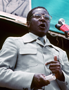 Robert Mugabe in 1980.