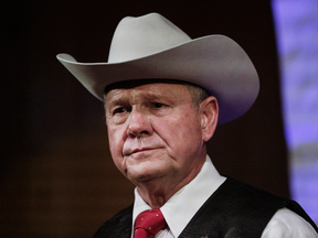 Roy Moore, U.S. Senate candidate and former Alabama Chief Justice, at a rally in September.