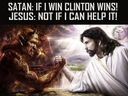 The Army of Jesus ad against Clinton and paid for by Russia