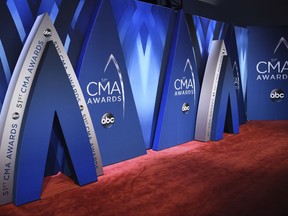 An empty red carpet appears at the 51st annual CMA Awards on Wednesday, Nov. 8, 2017, in Nashville, Tenn. (Photo by Evan Agostini/Invision/AP)