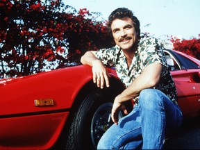 Tom Selleck as the handsome Magnum P.I.